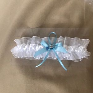 New something blue bridal garter
